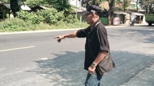 Tempat lokasi kejadian di Jalan raya Bndung