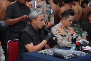 Polisi Amankan 58 Orang Diduga Anarko Saat Patroli Gabungan Jelang Unjuk Rasa