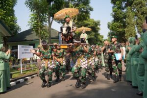 KOREM 062/TN, MENERIMA KUNJUNGAN PANGDAM III/SLW