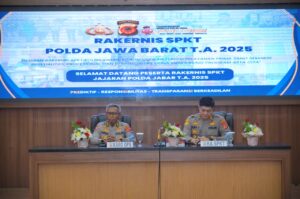 Karo Ops Polda Jabar Buka Rakernis SPKT 2025, Tegaskan Komitmen Tingkatkan Pelayanan Prima