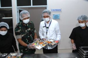 Danlanud Husein S. Pastikan MBG Aman dan Higienis, Tinjau Dapur Sehat Anak Bangsa
