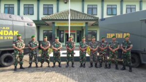 Dankiban  Yon Zipur 3/ YW Cimahi beserta Jajaran Ucapkan Selamat Atas Kenaikan Pangkat Satu Tingkat Komandan Batalyon Zipur 3/ YW
